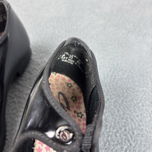 Capezio Tap Shoes Kids/Youth Sz 1 Black Patent Leather Mary Jane Dance Tele Tone - Picture 6 of 10